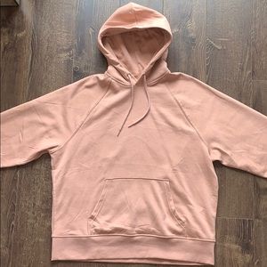 H&M Pink Oversized Fleece Hoodie